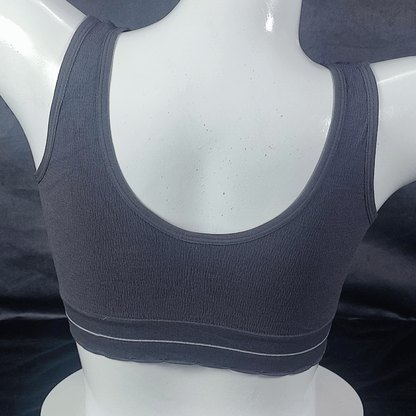 PowerFit Wireless Bra (Deadlift Grey) - Bra - ComfyBliss