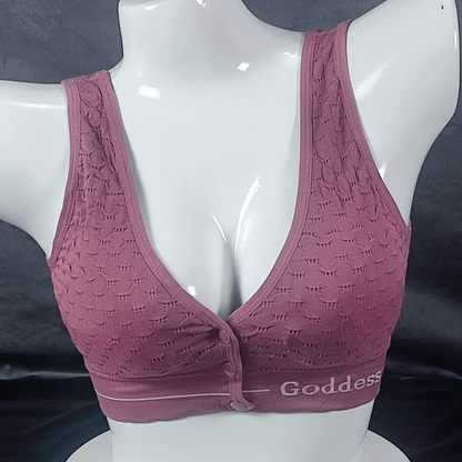 PowerFit Wireless Bra (Stretch Lavender) - Bra - ComfyBliss