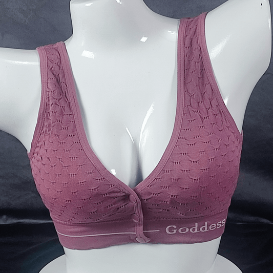 PowerFit Wireless Bra (Stretch Lavender) - Bra - ComfyBliss