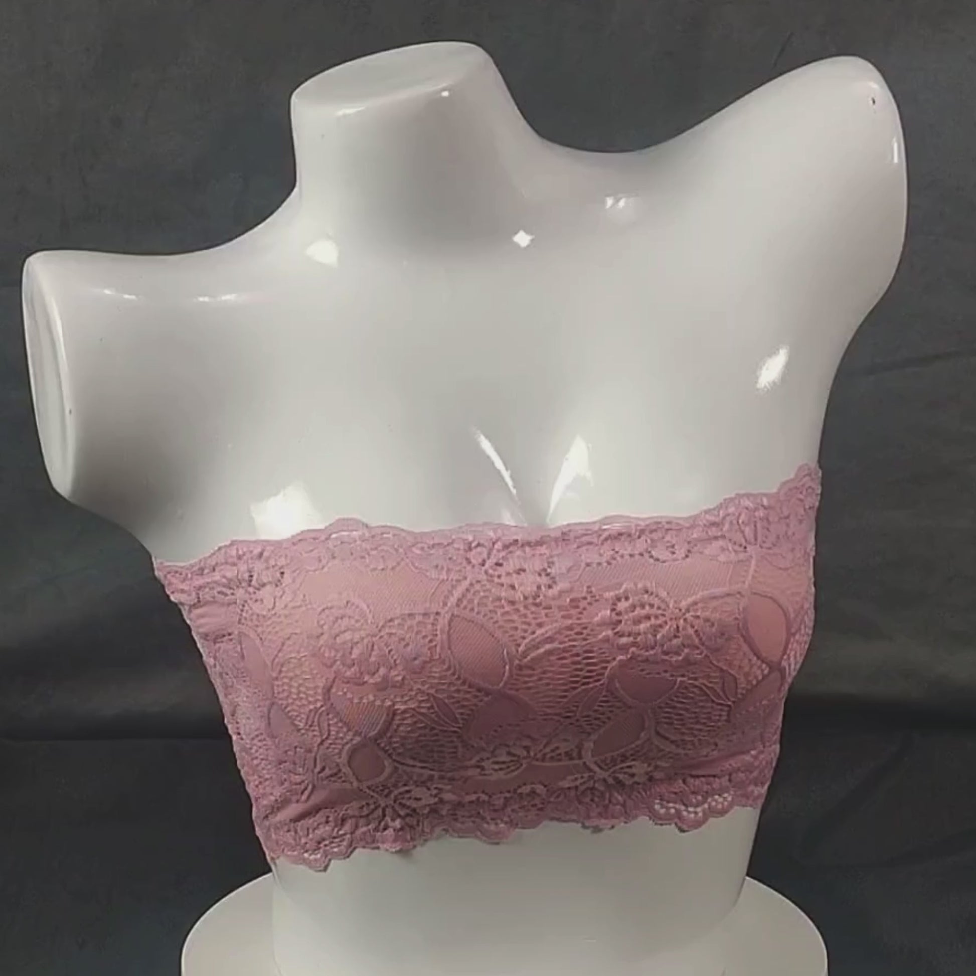 Ethereal Bloom Strapless Bra | Color: Black | Size: S/M | Bra style: Strapless