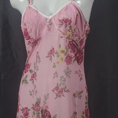 Rose Petal Elegance Nightdress (Lolita Pink) | Color: Pink | Size: Free