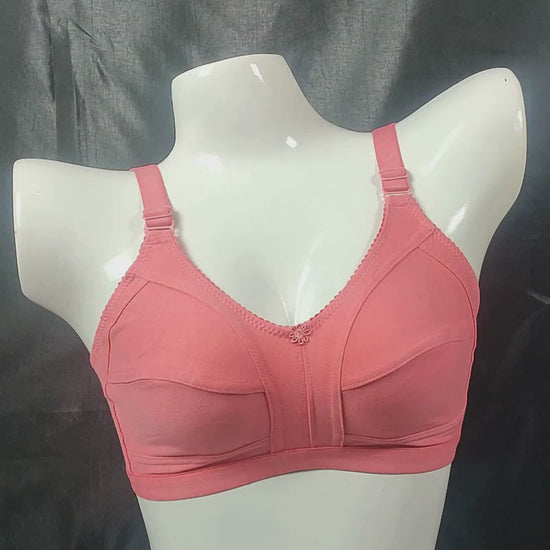 SoftEase Hosiery Bra | Color: Purple | Size: 32 |