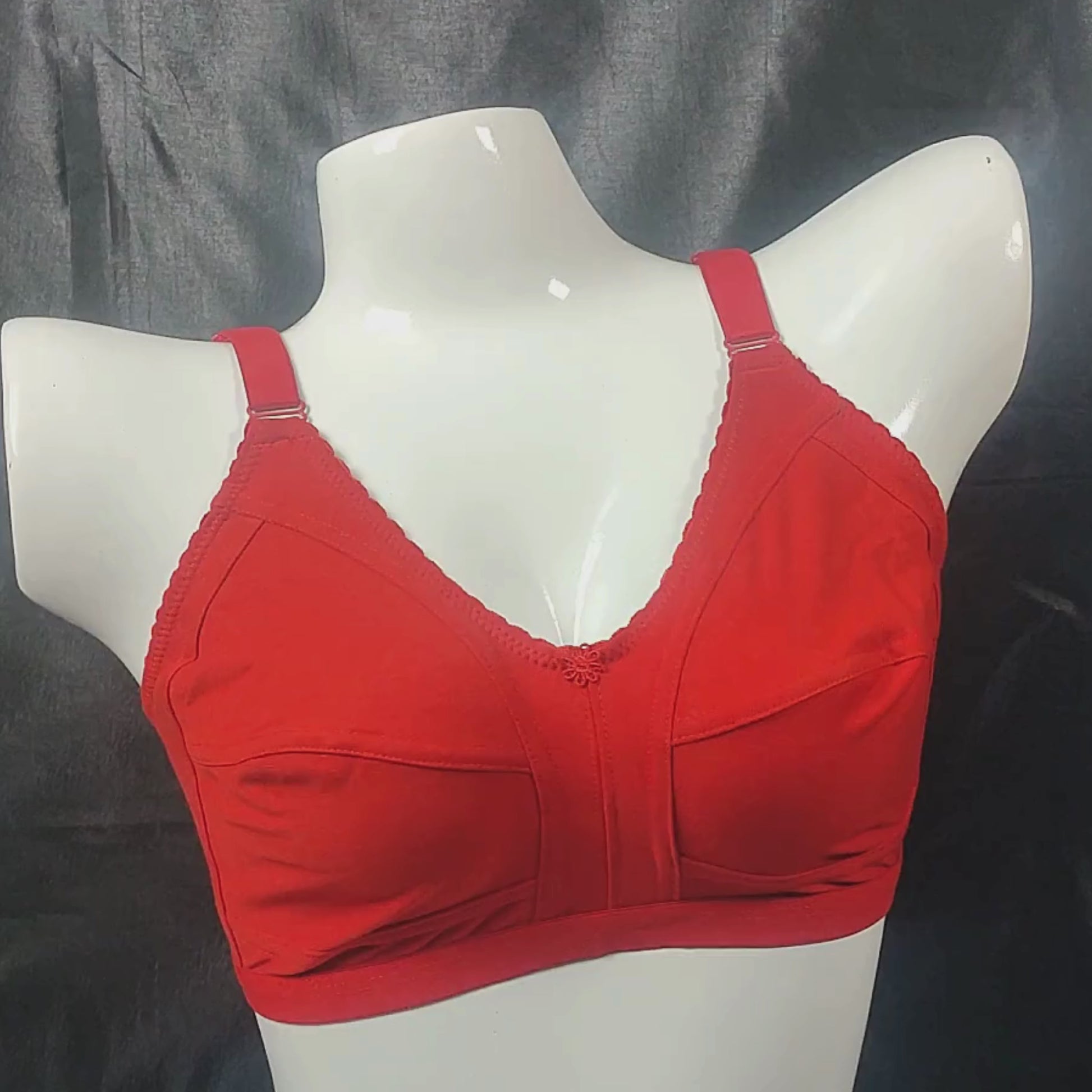 SoftEase Hosiery Bra | Color: Purple | Size: 32 |