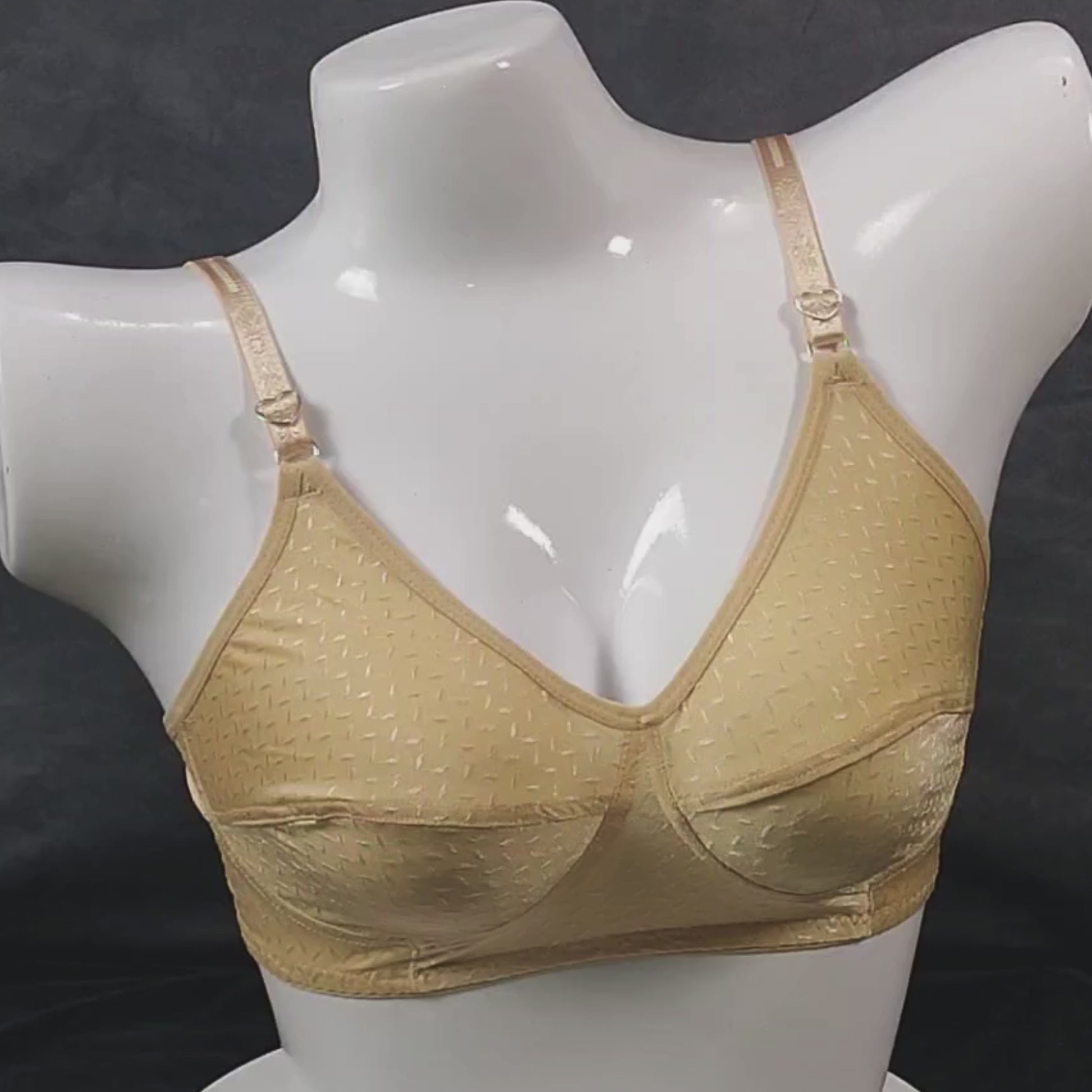 Golden Glow Comfort Bra | Color: Golden Beige | Size: 32 |