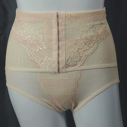 LuxeCurve Lace Shaping Panty | Color: Beige | Size: Free |