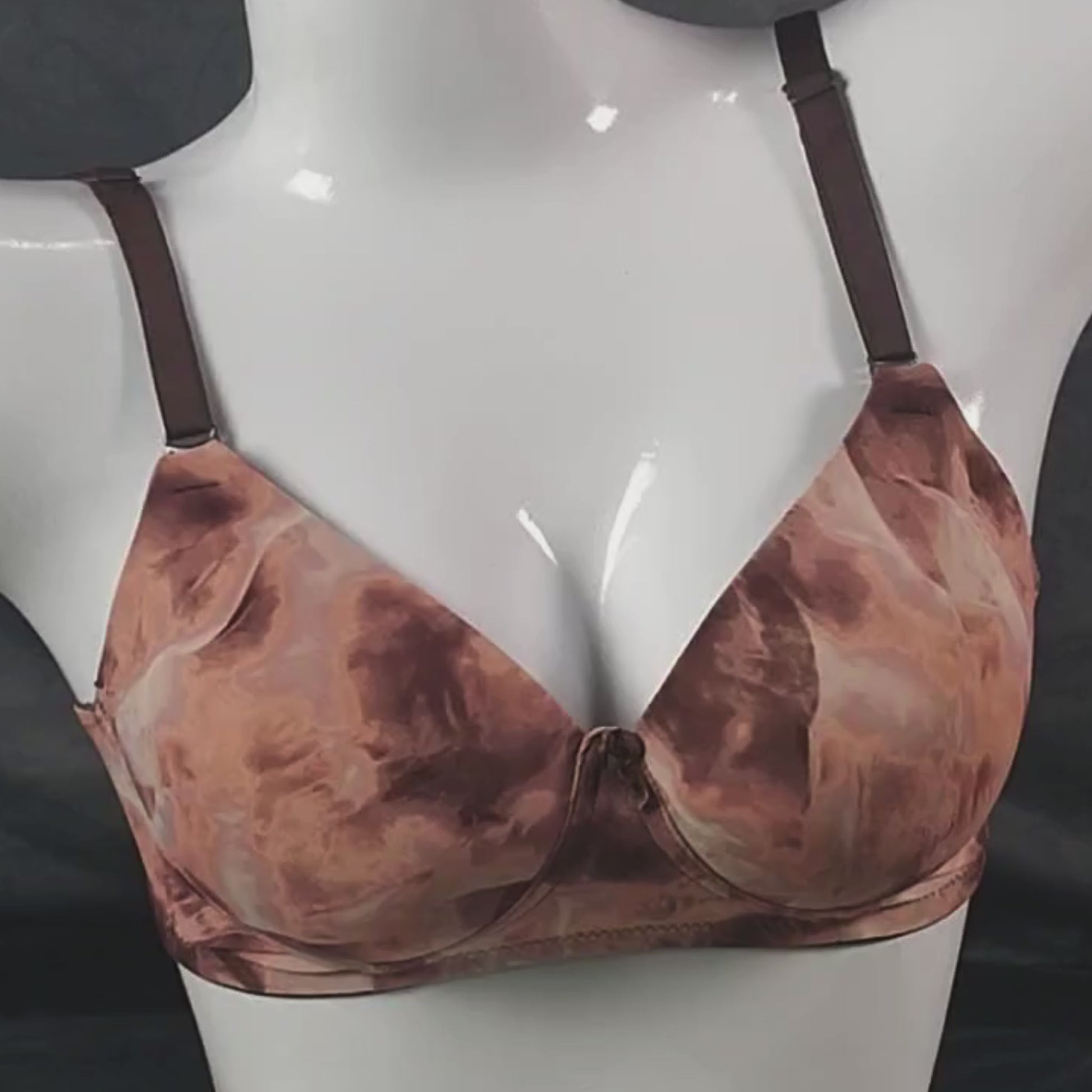 Earthy Elegance Padded Bra | Color: Soft Mocha | Size: 32 | Cup size: B