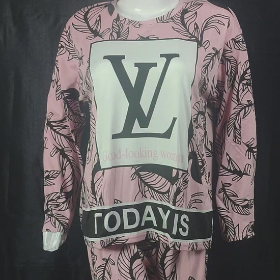 Pink Noir Pajama Set | Color: Pink | Size: Free |