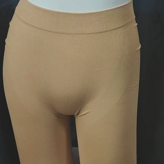 SculptEase Mid-Thigh Shaper | Color: Beige | Size: Free |