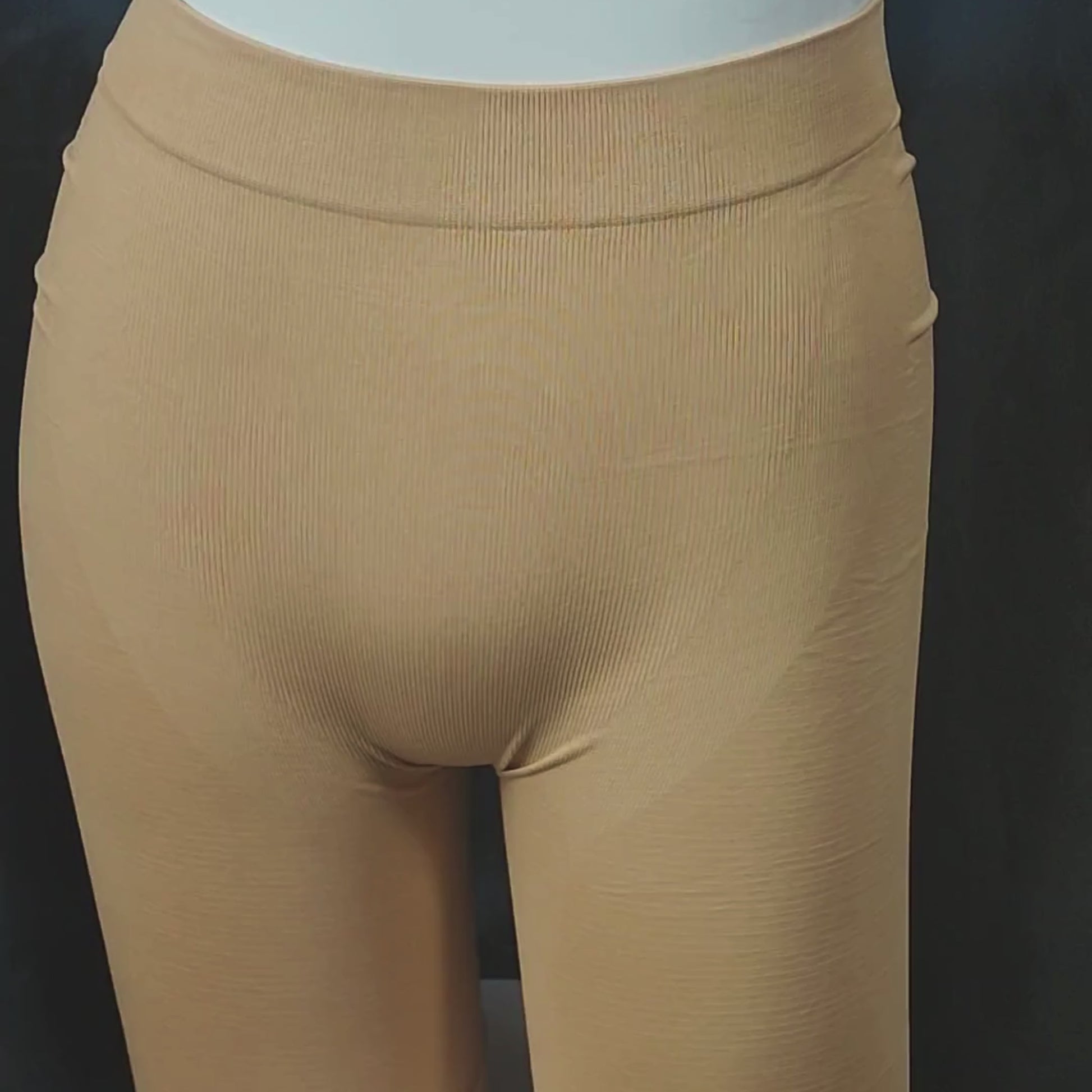 SculptEase Mid-Thigh Shaper | Color: Beige | Size: Free |