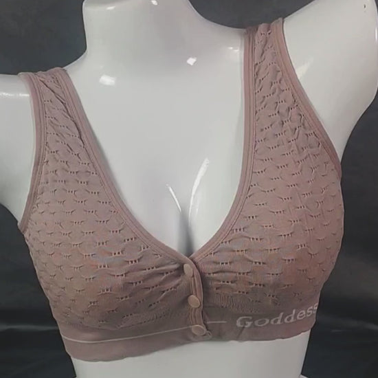 PowerFit Wireless Bra (HIIT Pink) | Color: Pink | Size: Free