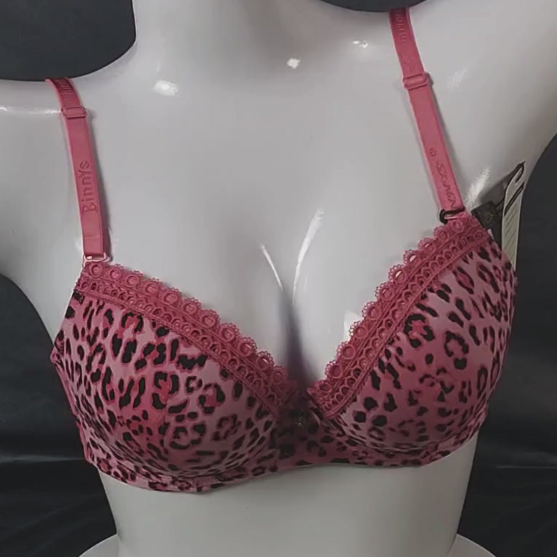 Wild Whisper Padded Bra (Pink Whisper) | Color: Pink | Size: 34