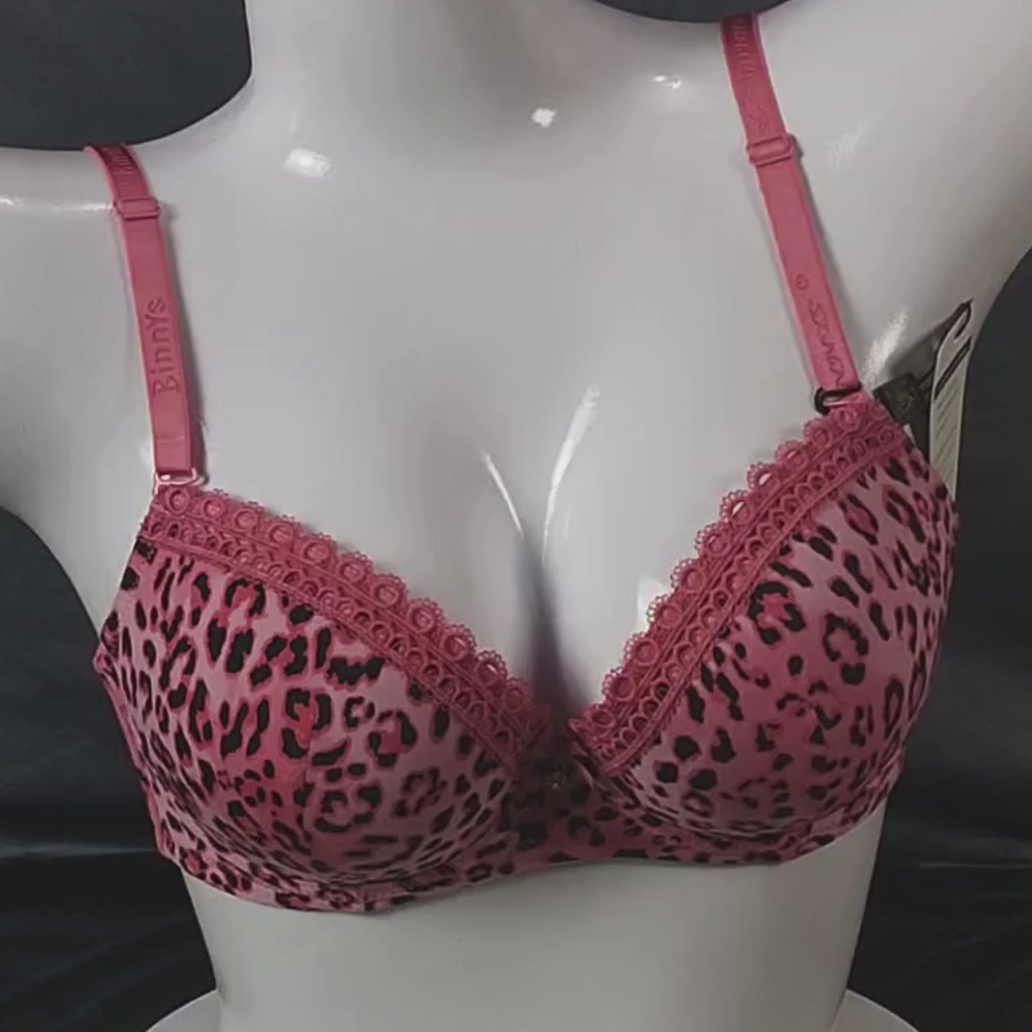 Wild Whisper Padded Bra (Pink Whisper) | Color: Pink | Size: 34