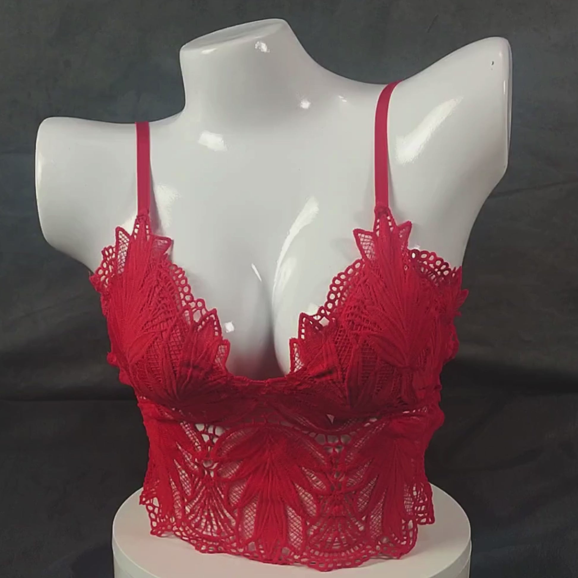 Ethereal Bloom Lingerie Set | Color: Beige | Size: S/M | Bra style: Bralette