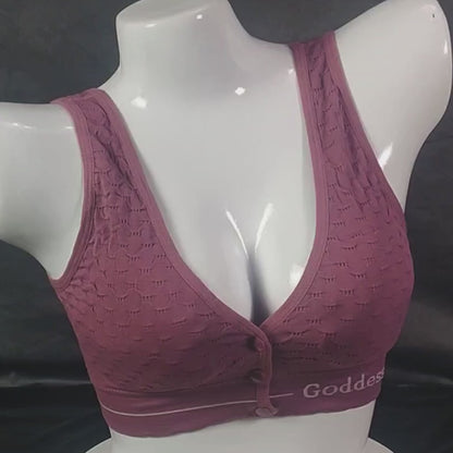 PowerFit Wireless Bra (Stretch Lavender) | Color: Lavender | Size: Free