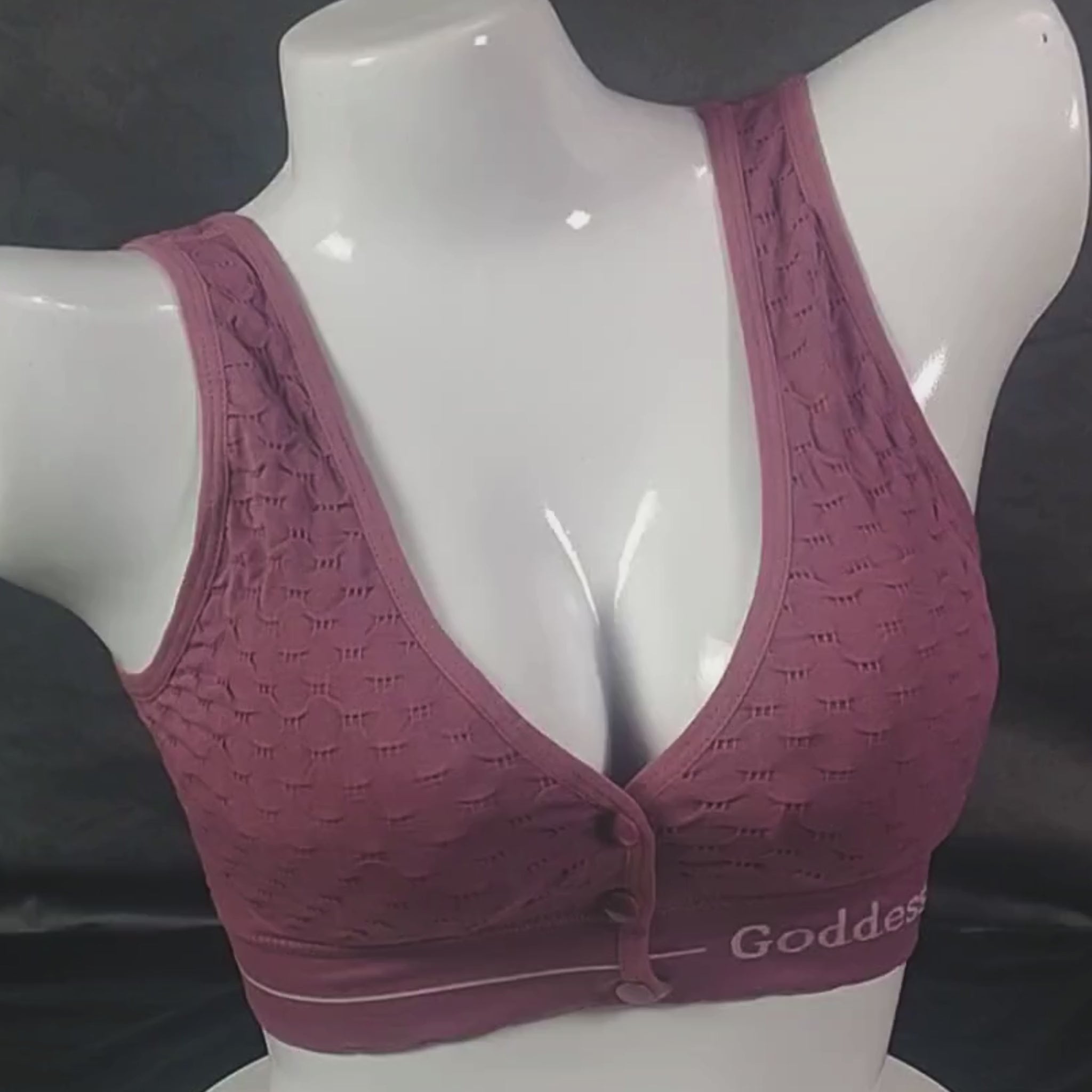 PowerFit Wireless Bra (Stretch Lavender) | Color: Lavender | Size: Free