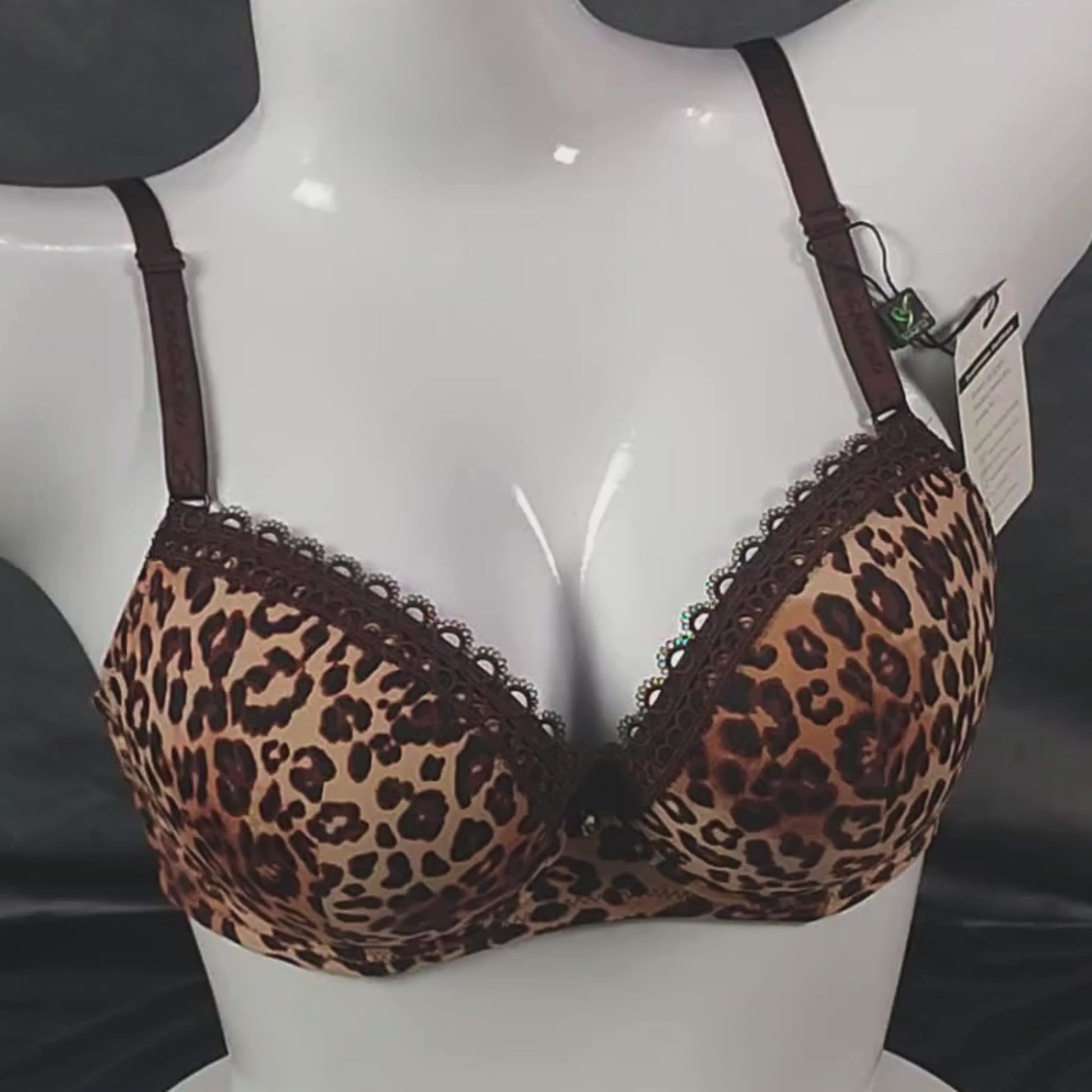 Wild Whisper Padded Bra (Cocoa Bliss) | Color: Brown | Size: 34
