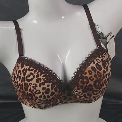 Wild Whisper Padded Bra (Cocoa Bliss) | Color: Brown | Size: 34