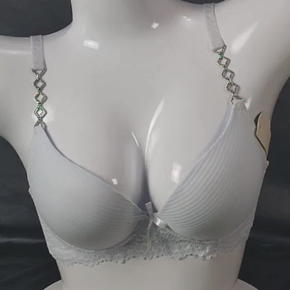 Soft & Sleek Padded Bra | Color: Black | Size: 36 |
