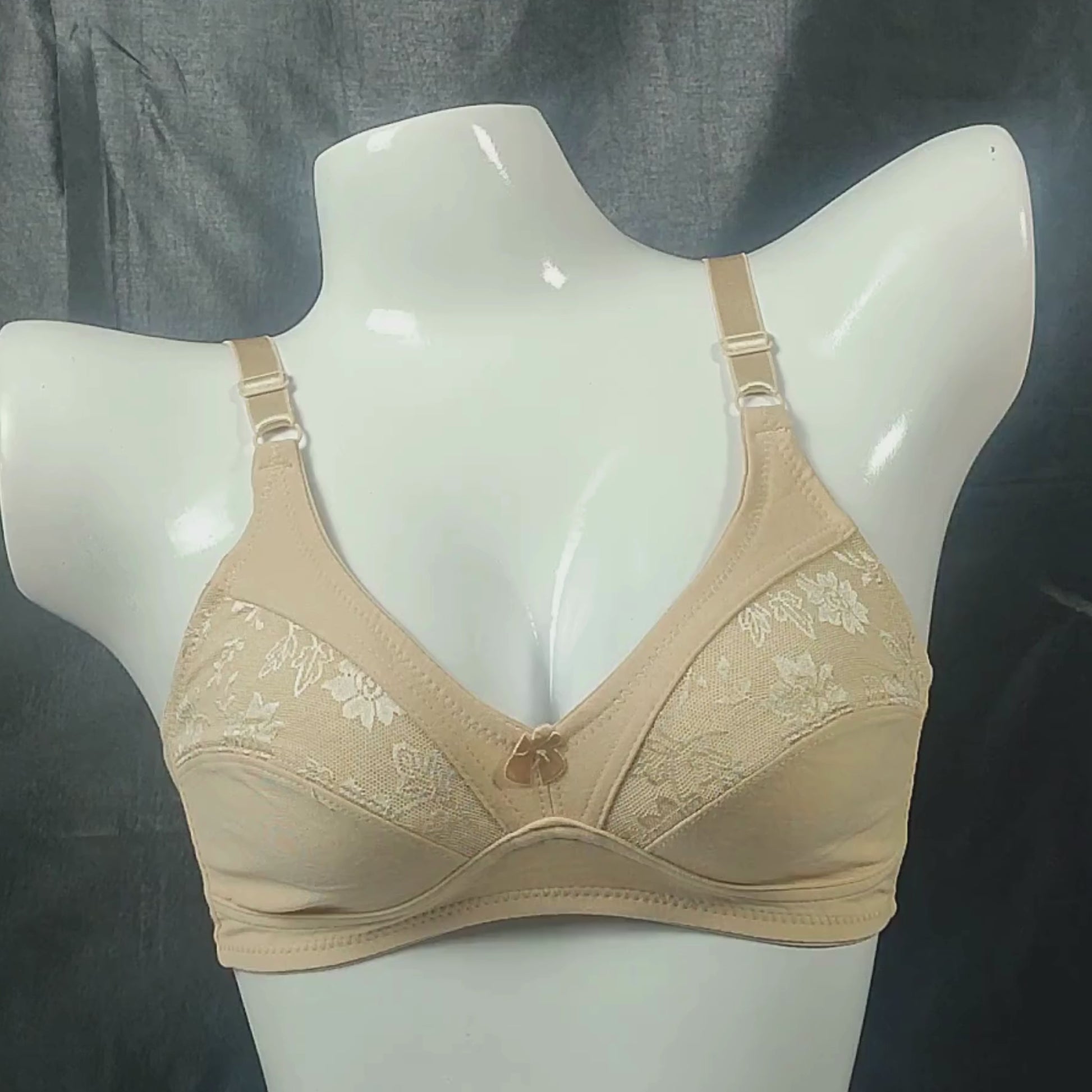 Ziming Comfort Bra | Color: Beige | Size: 32 |
