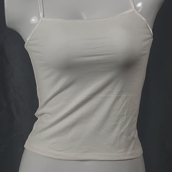 SoftGlow Seamless Camisole (White Desire) | Color: White | Size: S