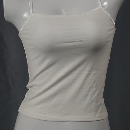 SoftGlow Seamless Camisole (White Desire) | Color: White | Size: S