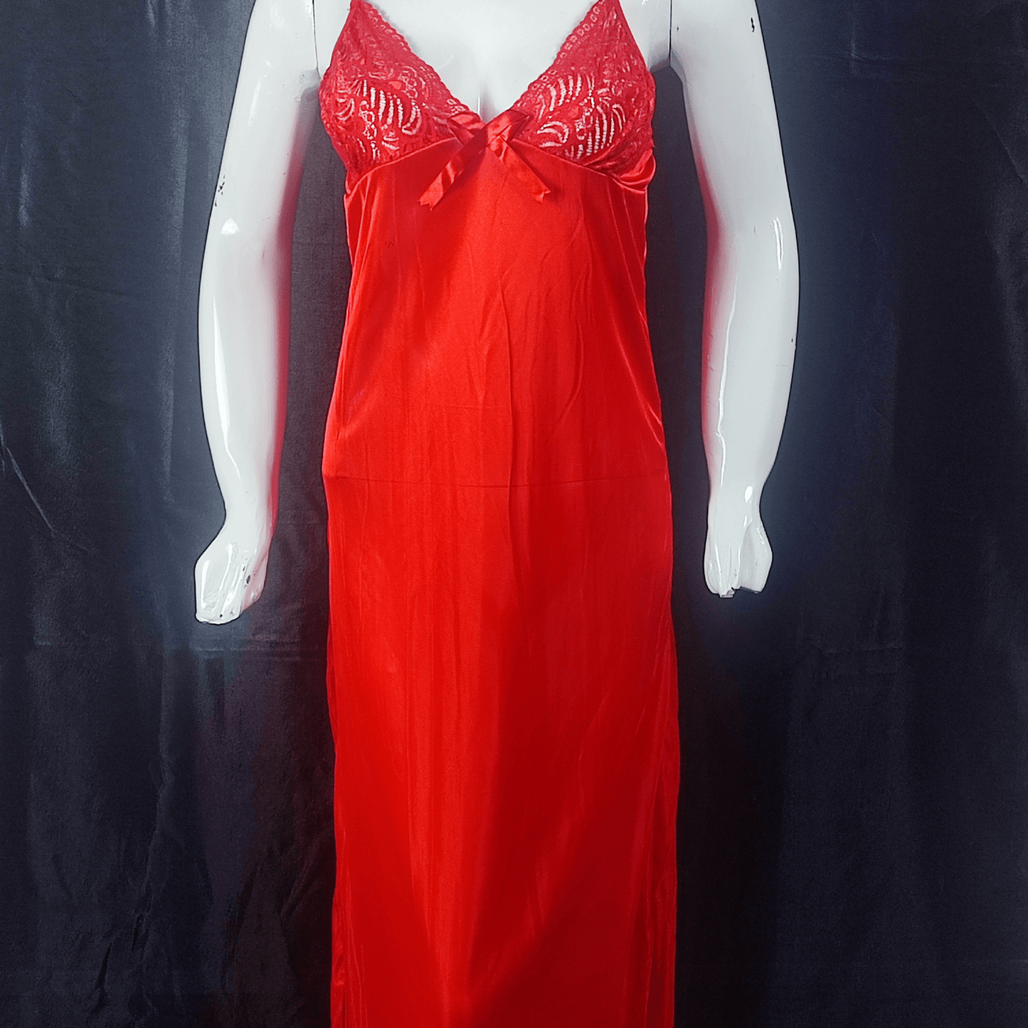 Scarlet Elegance Robe Set - Nightgowns - ComfyBliss