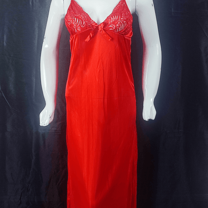 Scarlet Elegance Robe Set - Nightgowns - ComfyBliss