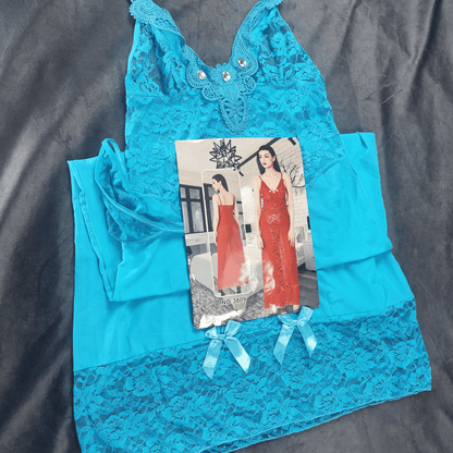 Scarlet Symphony Nightdress - Nightgowns - ComfyBliss
