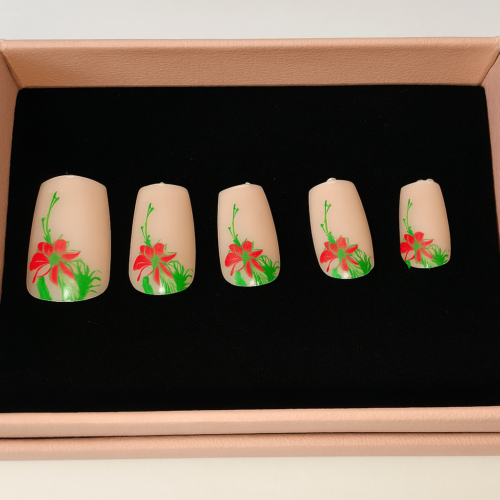 Scarlet Vine – Press - On Nail Set - Accessories - ComfyBliss