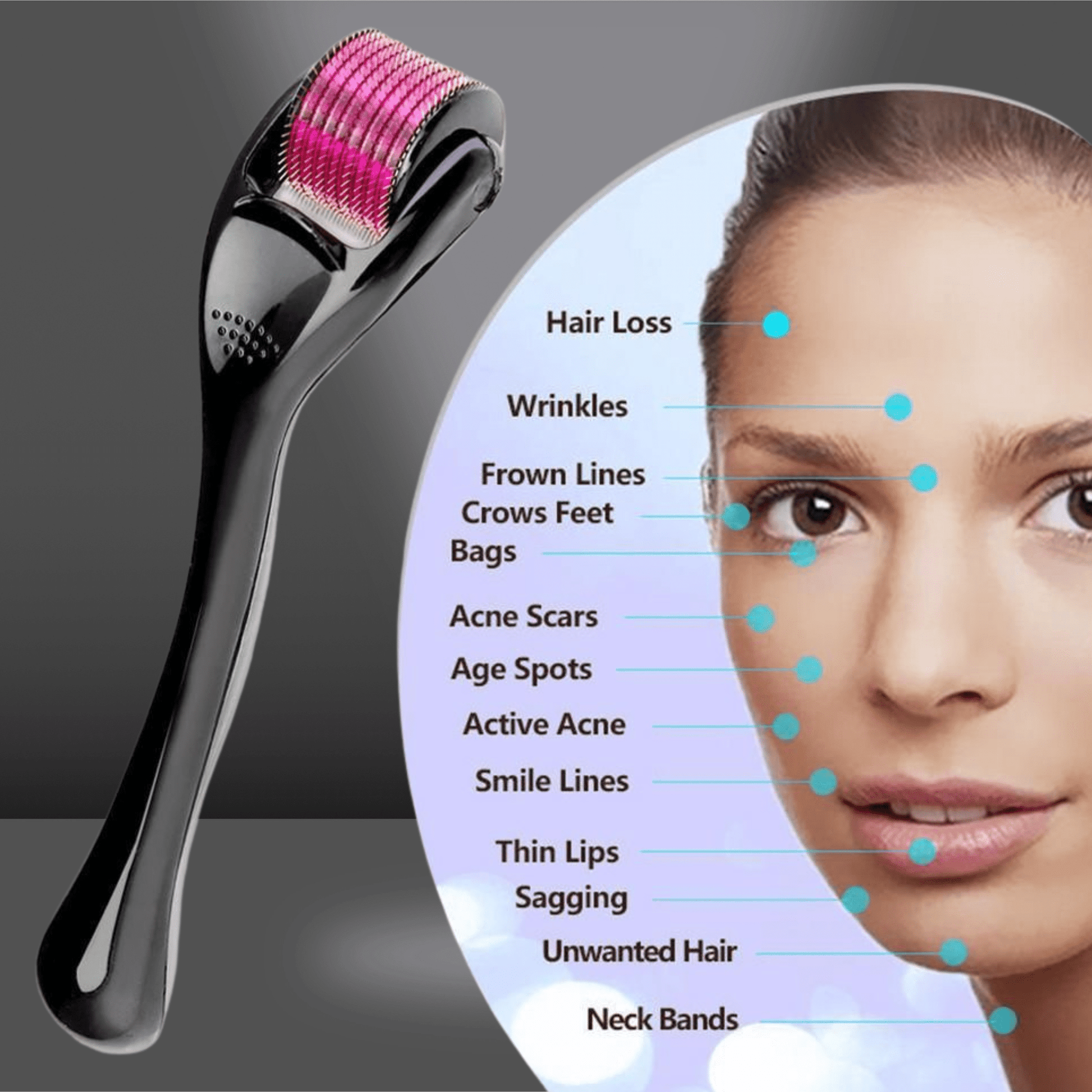 Skin Rejuvenation & Collagen Boost Derma Roller - Accessories - ComfyBliss