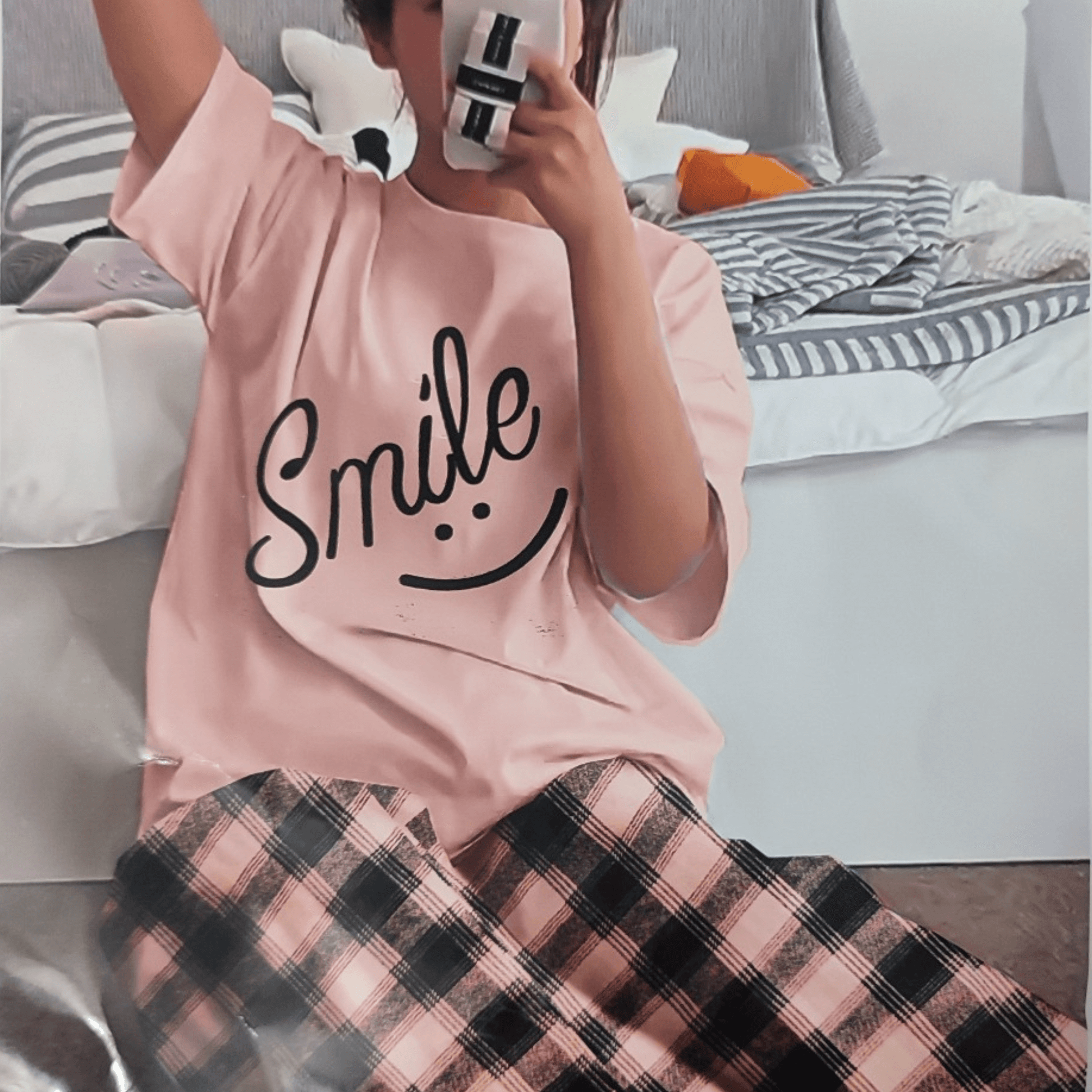 Smile Pajama Suit - Nighties - ComfyBliss