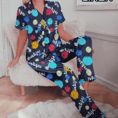 Soft Linen Night Suit - Nighties - ComfyBliss