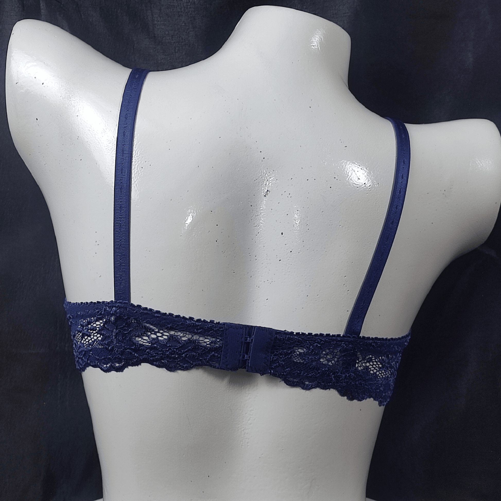 Soft Net Lace Bra (Dark Siren Navy) - Bra - ComfyBliss