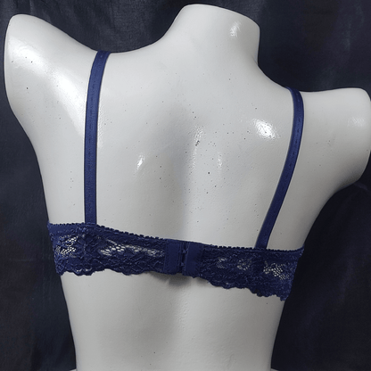 Soft Net Lace Bra (Dark Siren Navy) - Bra - ComfyBliss