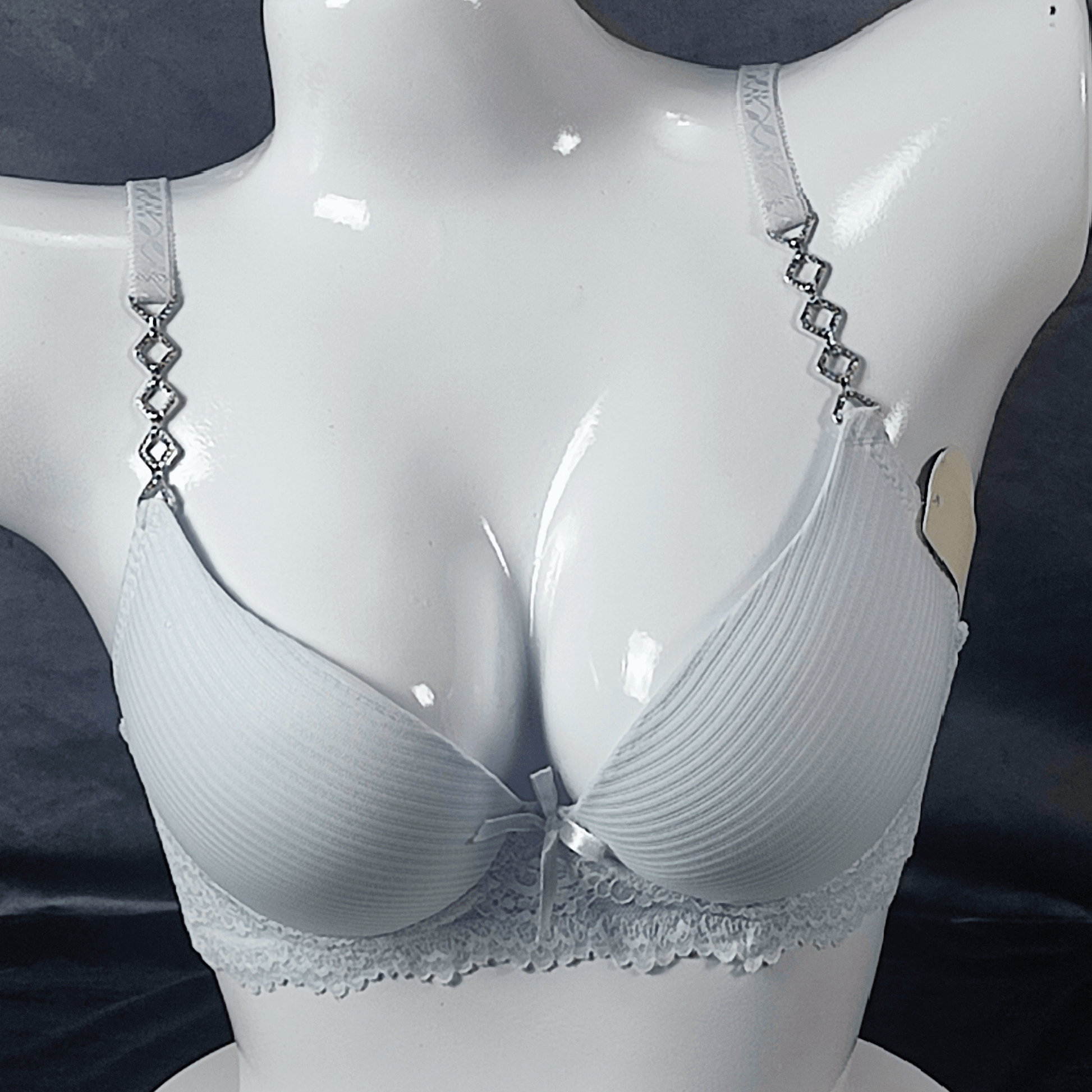 Soft & Sleek Padded Bra (Deadly Innocence) - Bra - ComfyBliss