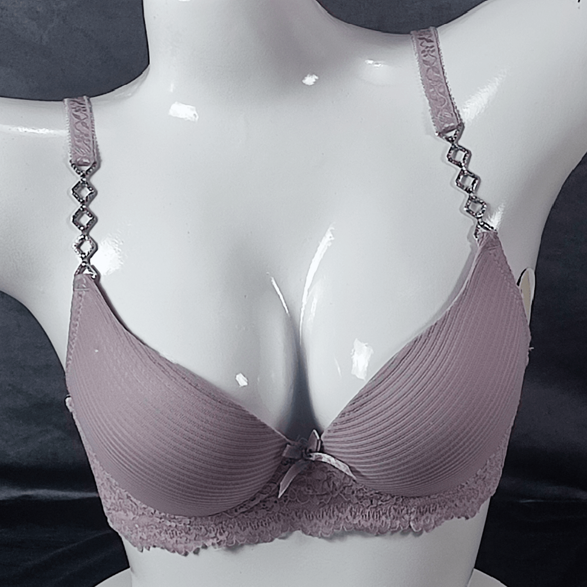 Soft & Sleek Padded Bra (Poisoned Petal) - Bra - ComfyBliss