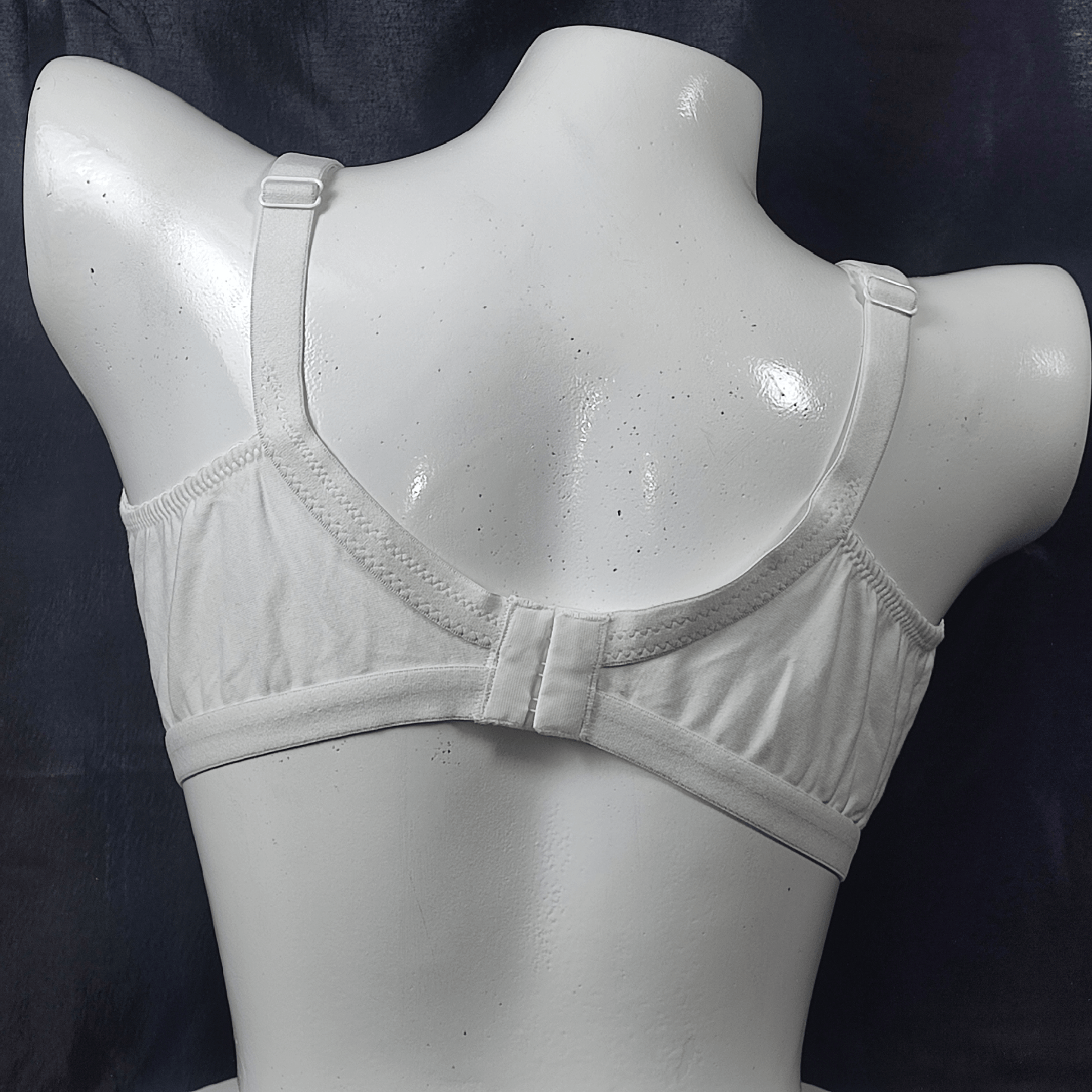 SoftEase Hosiery Bra (White Desire) - Bra - ComfyBliss
