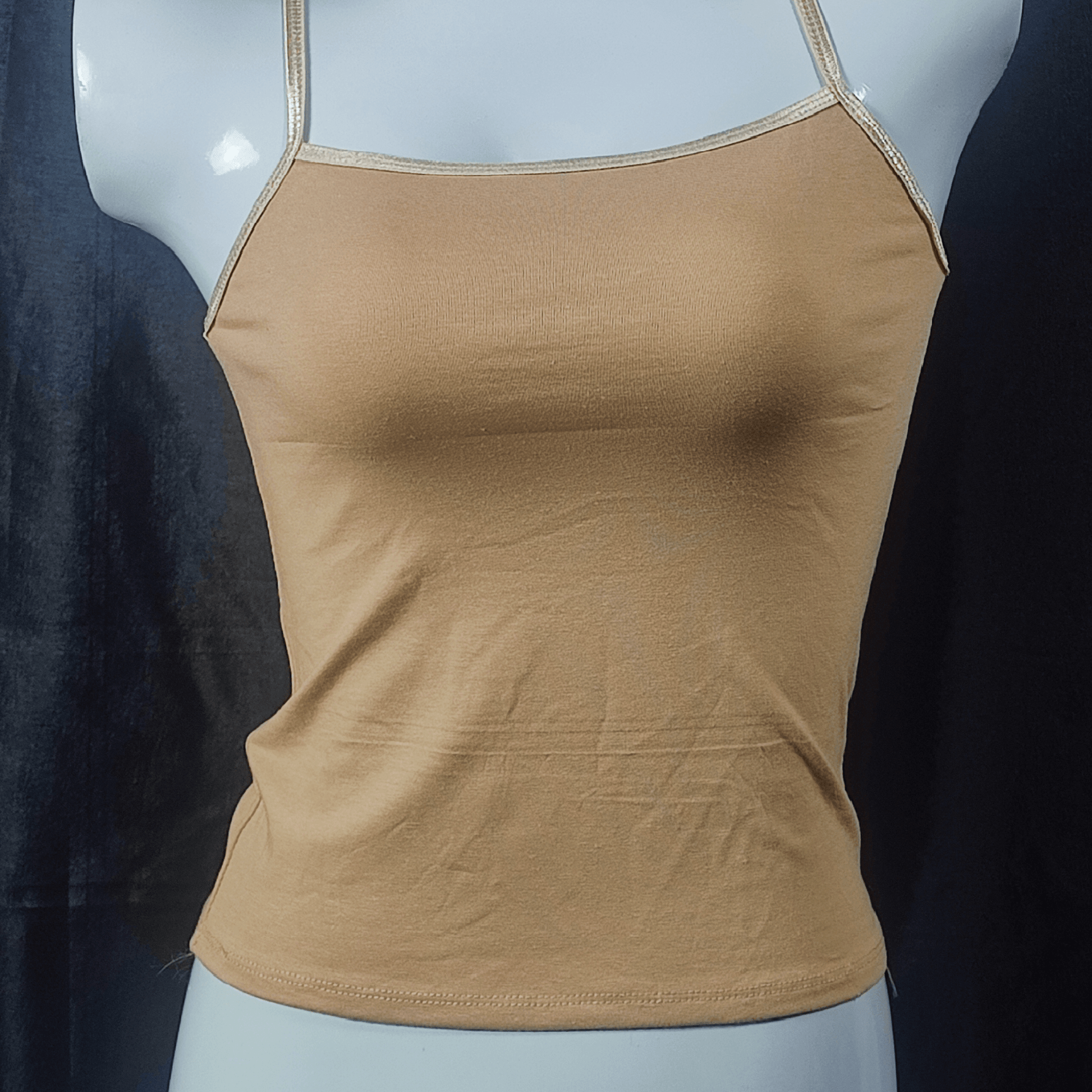 SoftGlow Seamless Camisole (Nude Whisper ) - Camisoles & Shorts - ComfyBliss