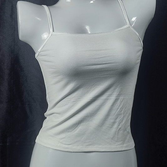 SoftGlow Seamless Camisole (White Desire) - Camisoles & Shorts - ComfyBliss